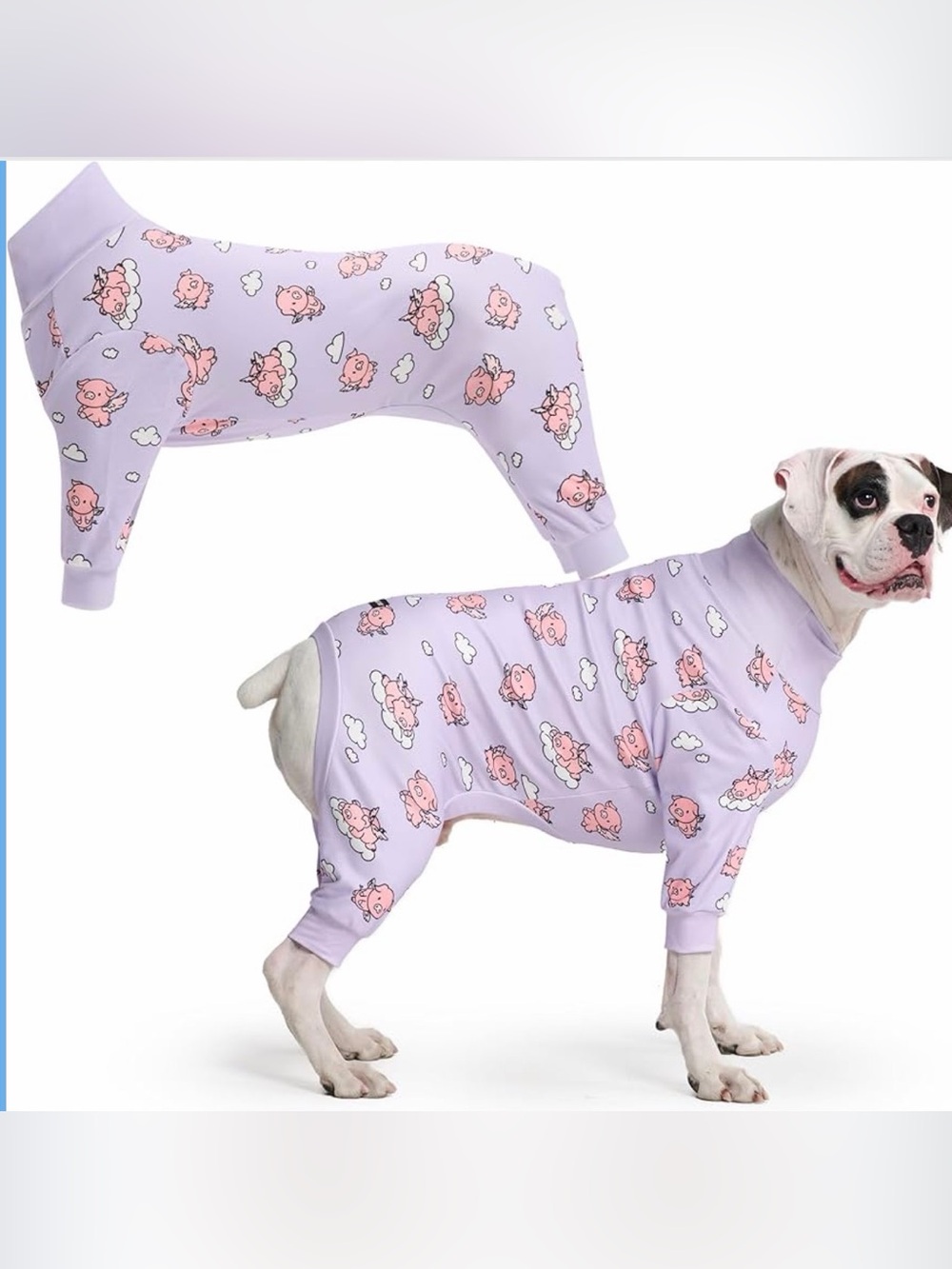 Spark Paws Dog Pajama,Recovery Suit Male, Onesie, Ultra-Soft and 4-Way Stretch